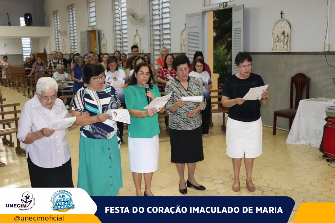 Festa do Coração Imaculado de Maria UNECIM